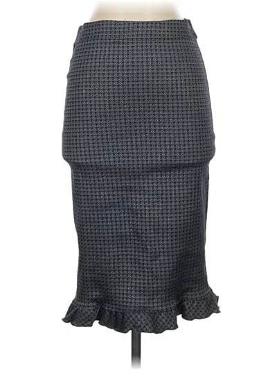 Pre-owned Max Studio Formal Skirt In Gray