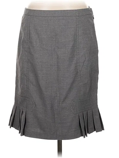 Pre-owned Max Studio Formal Skirt In Gray