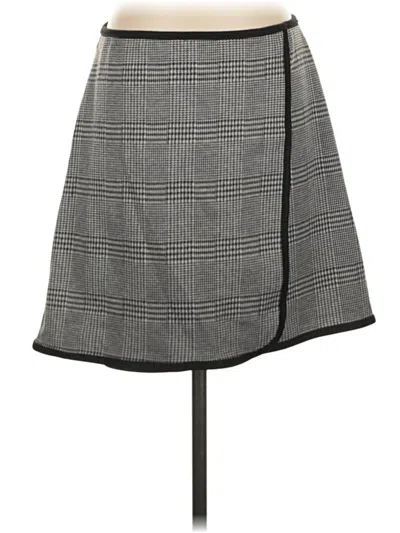 Pre-owned Max Studio Formal Skirt In Gray