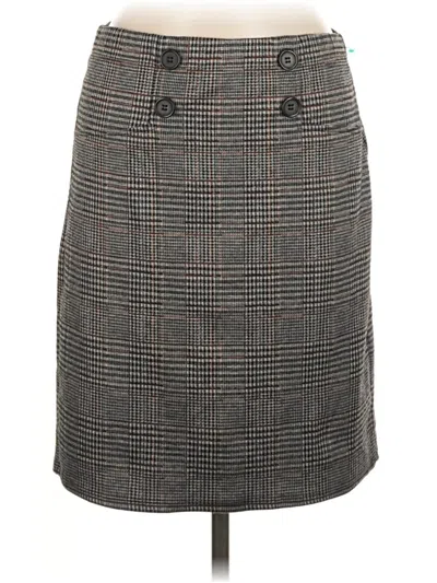 Pre-owned Max Studio Formal Skirt In Gray