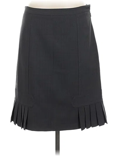 Pre-owned Max Studio Formal Skirt In Gray