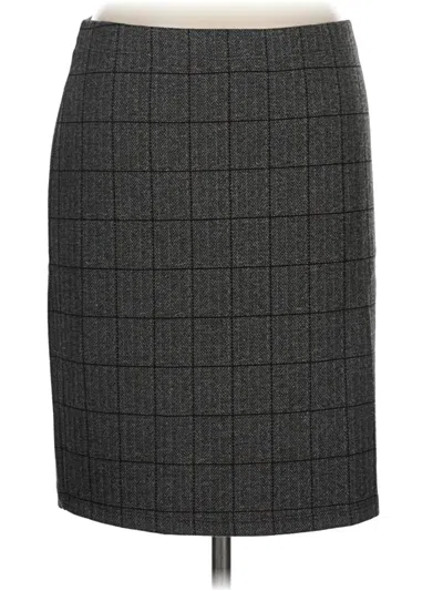 Pre-owned Max Studio Formal Skirt In Gray