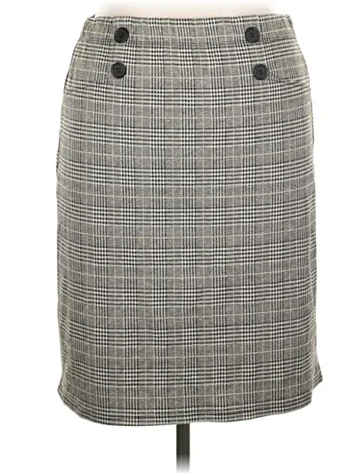 Pre-owned Max Studio Formal Skirt In Gray