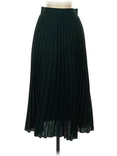 Pre-owned Max Studio Formal Skirt In Green