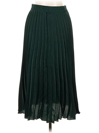 Pre-owned Max Studio Formal Skirt In Green