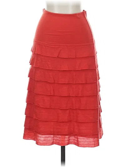 Pre-owned Max Studio Formal Skirt In Red