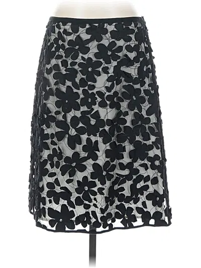 Pre-owned Max Studio Formal Skirt In Silver