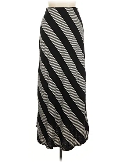Pre-owned Max Studio Formal Skirt In Silver