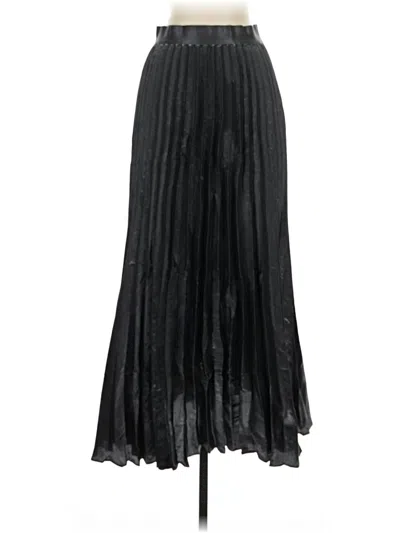 Pre-owned Max Studio Formal Skirt In Silver
