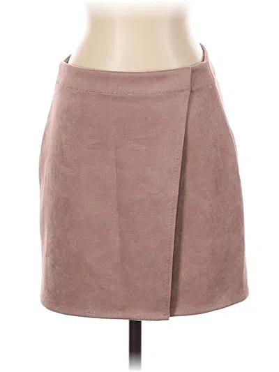 Pre-owned Max Studio Formal Skirt In Tan