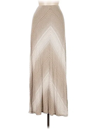 Pre-owned Max Studio Formal Skirt In Tan