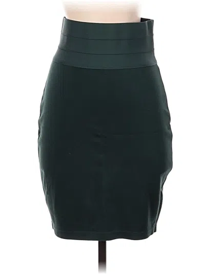 Pre-owned Max Studio Formal Skirt In Teal