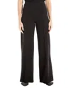 Max Studio High Waist Wide Leg Ponte Pant In Black