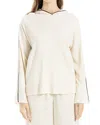 Max Studio Fine Gauge Hoodie In Multi