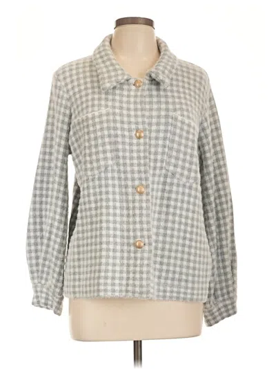Pre-owned Max Studio Jacket In Gray