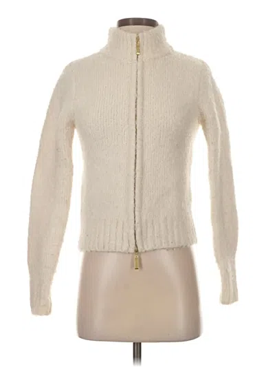 Pre-owned Max Studio Jacket In Ivory