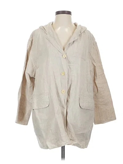 Pre-owned Max Studio Jacket In Ivory