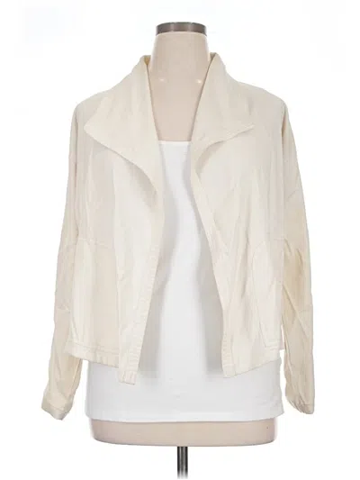 Pre-owned Max Studio Jacket In Ivory