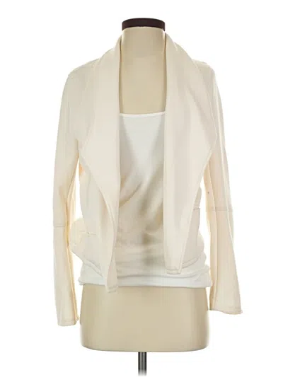 Pre-owned Max Studio Jacket In Ivory