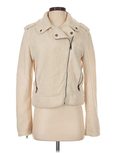 Pre-owned Max Studio Jacket In Ivory
