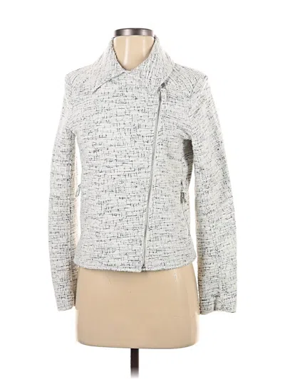 Pre-owned Max Studio Jacket In White