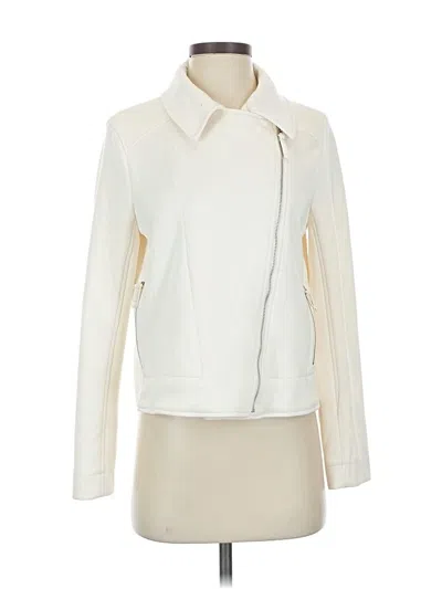 Pre-owned Max Studio Jacket In White