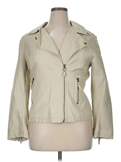 Pre-owned Max Studio Jacket In White