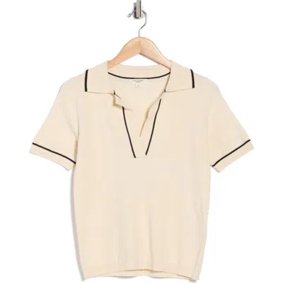 Max Studio Johnny Collar Polo Sweater In Multi