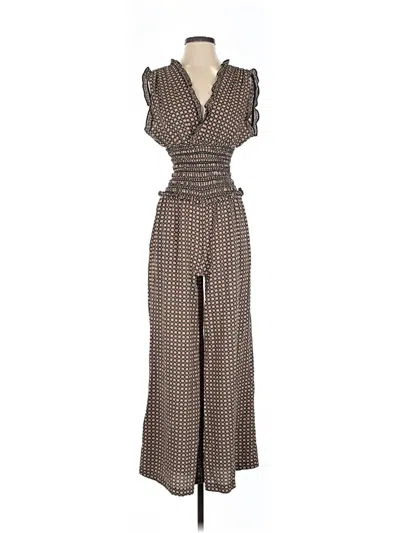 Pre-owned Max Studio Jumpsuit In Brown