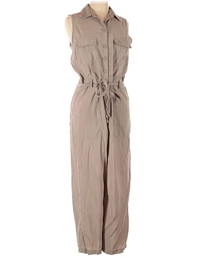 Pre-owned Max Studio Jumpsuit In Brown