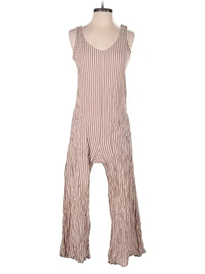 Pre-owned Max Studio Jumpsuit In Brown