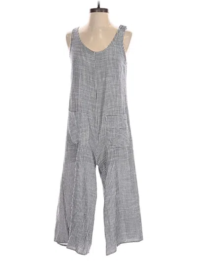 Pre-owned Max Studio Jumpsuit In Gray