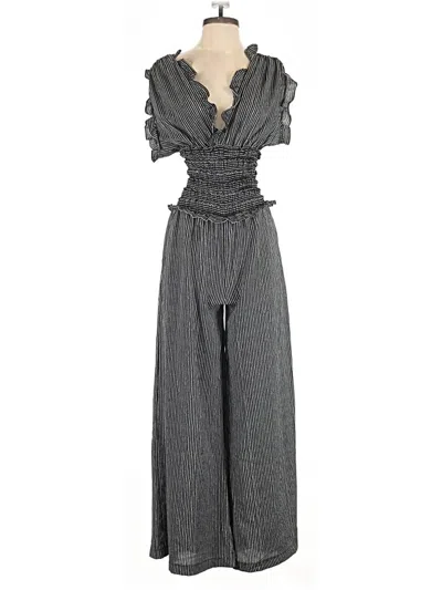 Pre-owned Max Studio Jumpsuit In Gray