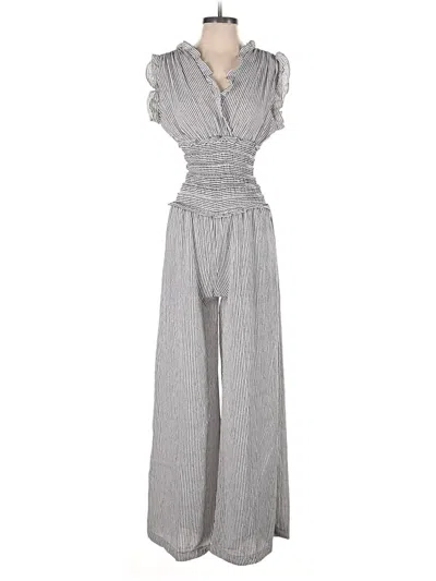 Pre-owned Max Studio Jumpsuit In Gray