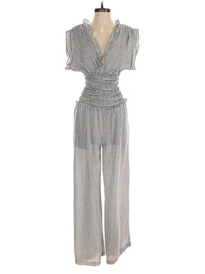 Pre-owned Max Studio Jumpsuit In Gray