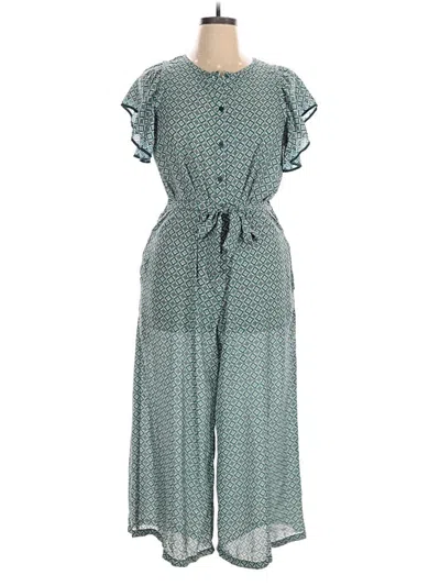 Pre-owned Max Studio Jumpsuit In Green