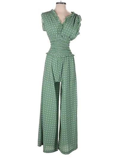 Pre-owned Max Studio Jumpsuit In Green