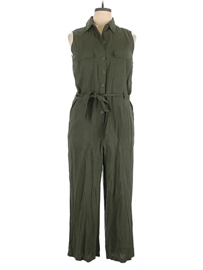 Pre-owned Max Studio Jumpsuit In Green