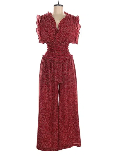 Pre-owned Max Studio Jumpsuit In Red