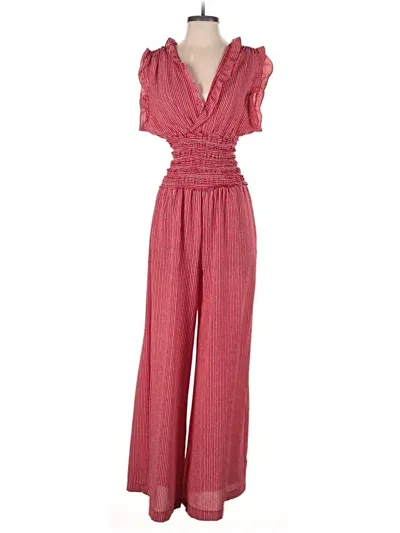 Pre-owned Max Studio Jumpsuit In Red