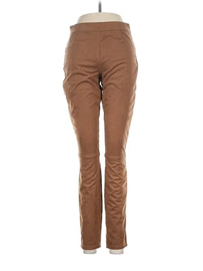 Pre-owned Max Studio Khaki Pant In Brown