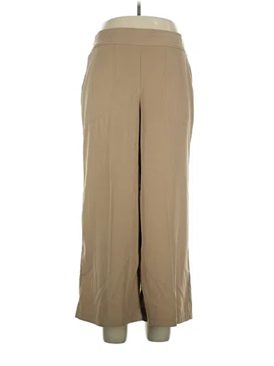 Pre-owned Max Studio Khaki Pant In Brown
