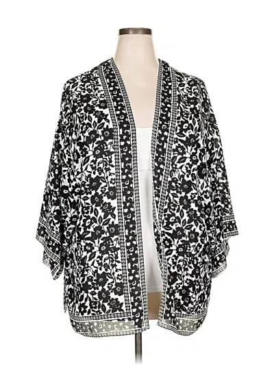 Pre-owned Max Studio Kimono In Black