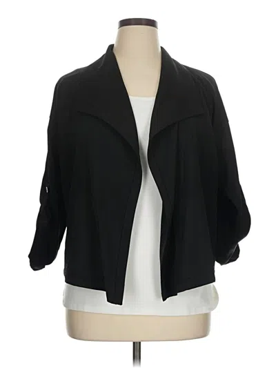 Pre-owned Max Studio Kimono In Black