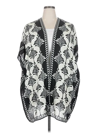 Max Studio Kimono In Black