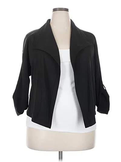 Pre-owned Max Studio Kimono In Black