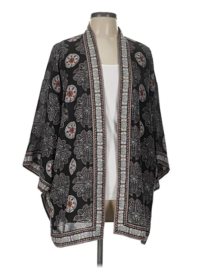 Pre-owned Max Studio Kimono In Black
