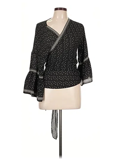 Pre-owned Max Studio Kimono In Black