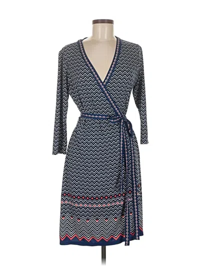 Pre-owned Max Studio Kimono In Blue