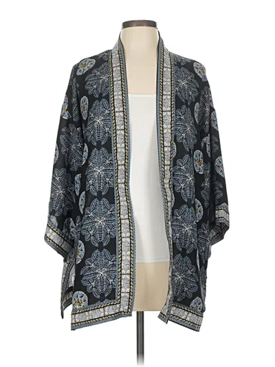 Pre-owned Max Studio Kimono In Blue